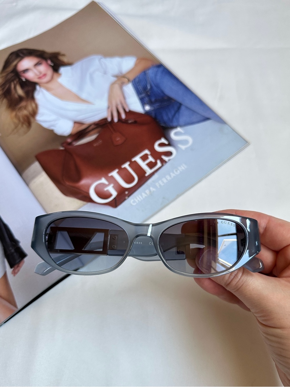 Guess Women's Gray Cat-Eye Sunglasses - Gray Frame